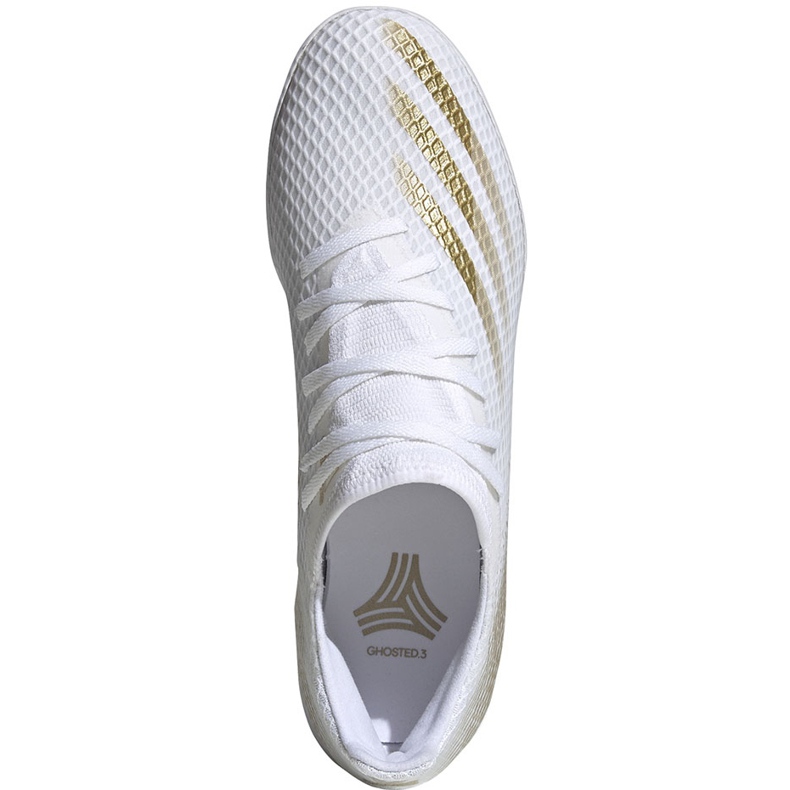 Chuteiras Adidas X GHOSTED.3 Em EG8204 branco, dourado dourado 1