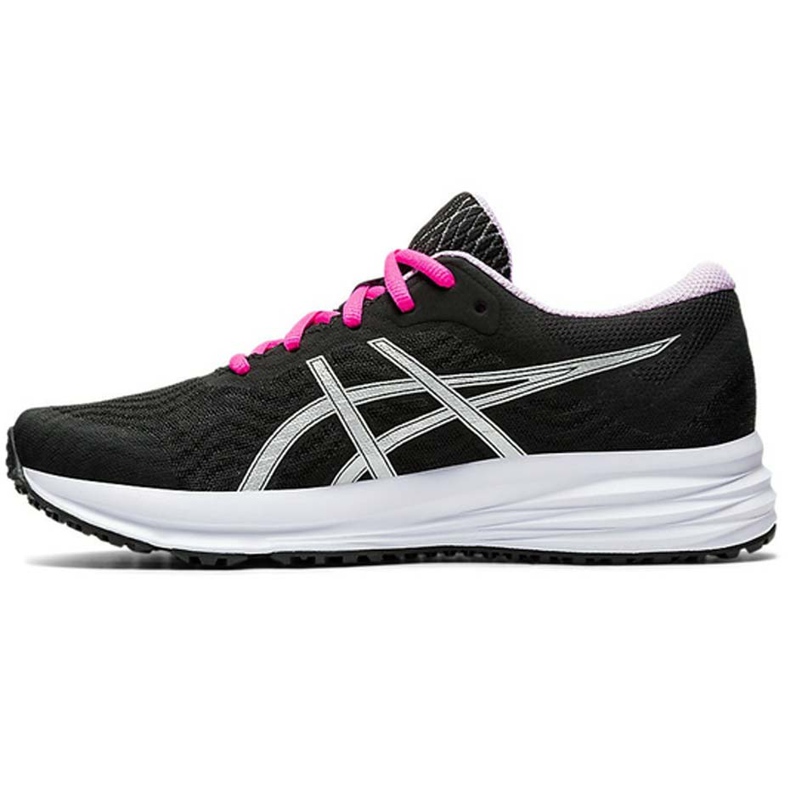 Tênis de corrida feminino Asics Patriot 12 preto e rosa 1012A705 002 1