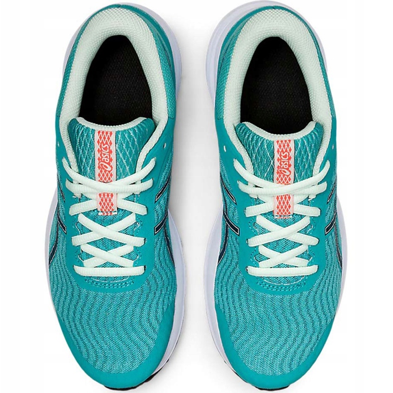 Tênis de corrida Asics Patriot 12 feminino turquesa 1012A705 300 verde 1