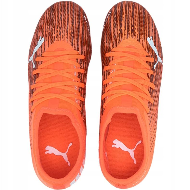 Chuteiras Puma Ultra 3.1 Fg Ag Junior 106098 01 laranja laranja 1