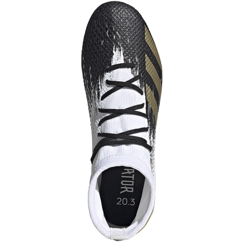 Chuteiras Adidas Predator 20.3 Fg FW9196 branco 1