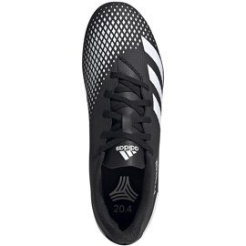 Chuteiras Adidas Predator 20.4 Tf FW9205 preto preto 1