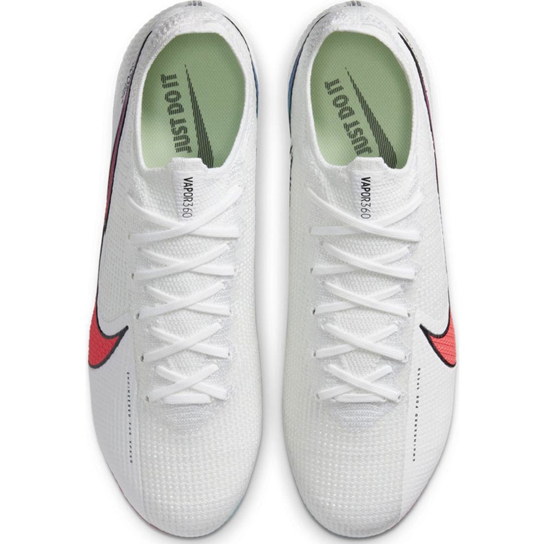 Chuteira Nike Mercurial Vapor 13 Elite Fg AQ4176 163 futebol branco branco 1