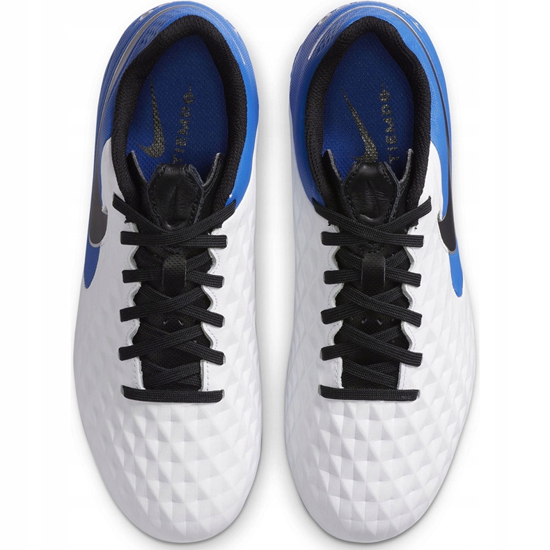 Chuteiras Nike Tiempo Legend 8 Academy FG / MG Junior AT5732 104 azul 1