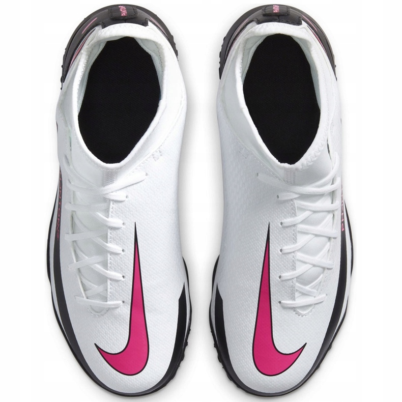 Chuteira Nike Phantom Gt Club Df Tf Junior CW6729 160 branco branco 1