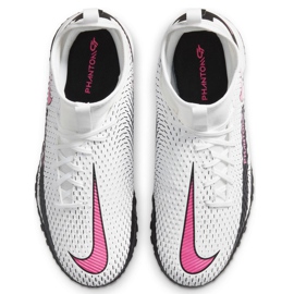 Chuteira Nike Phantom Gt Academy Df Tf Junior CW6695 160 branco branco 1