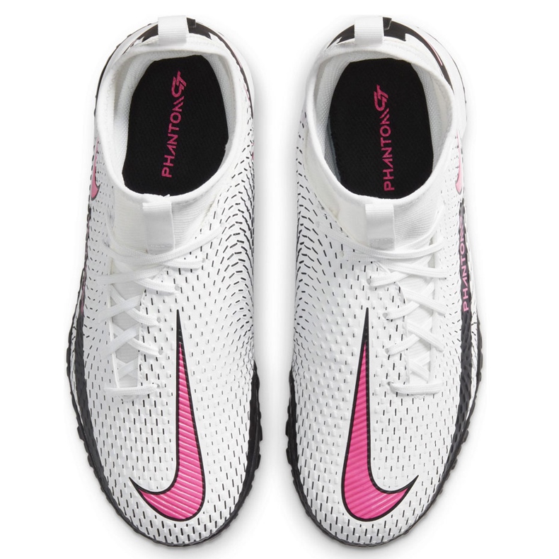 Chuteira Nike Phantom Gt Academy Df Tf Junior CW6695 160 branco branco 1