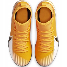 Chuteiras Nike Mercurial Superfly 7 Club FG / MG Junior AT8150 801 laranja amarelo 1