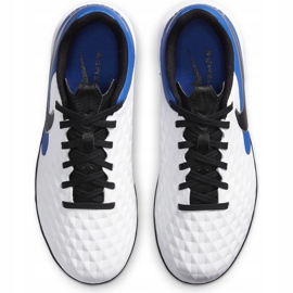 Chuteira Nike Tiempo Legend 8 Academy Tf Junior AT5736 104 azul branco 1