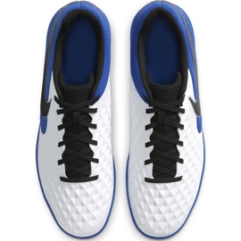 Chuteiras Nike Tiempo Legend 8 Club Ic AT6110 104 azul branco 1