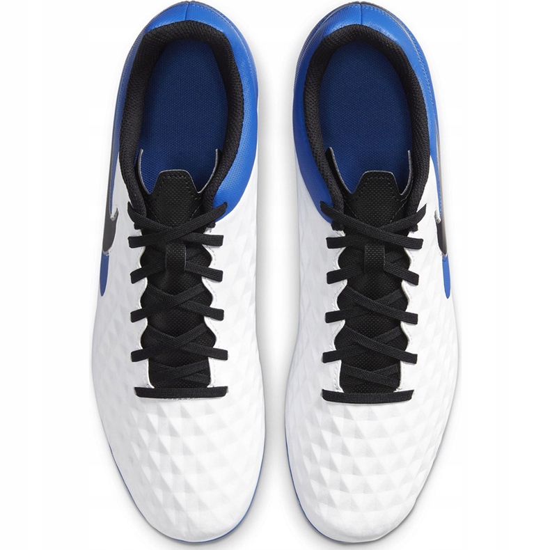 Chuteiras Nike Tiempo Legend 8 Club FG / MG AT6107 104 branco azulado branco 1