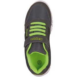Sapatos infantis Kappa Stay K verde-cinza 260527K 1330 1