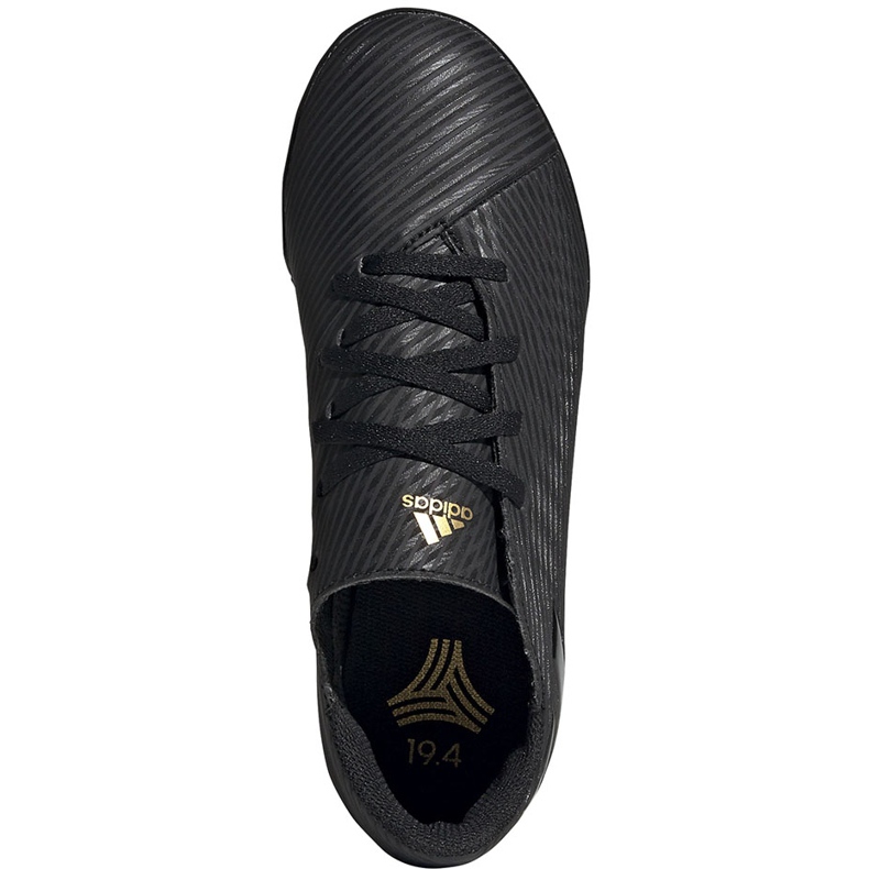 Chuteiras Adidas Nemeziz 19.4 Tf Jr pretas EG3313 para crianças preto preto 1
