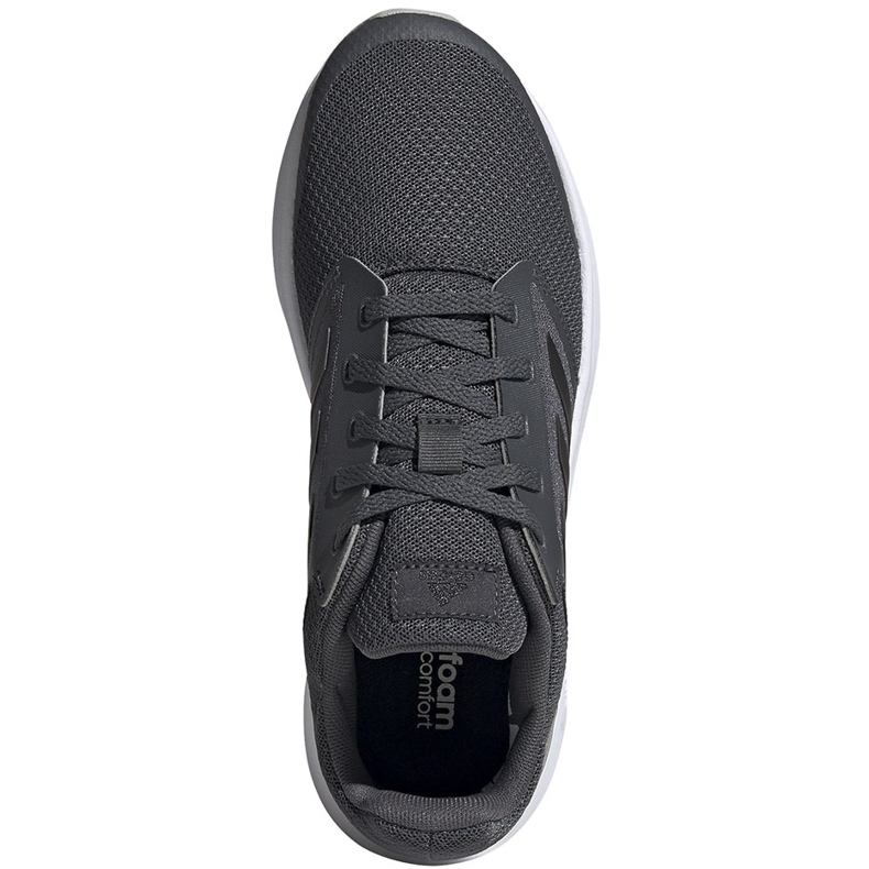 Tênis de corrida feminino cinza adidas Galaxy 5 FW6120 1