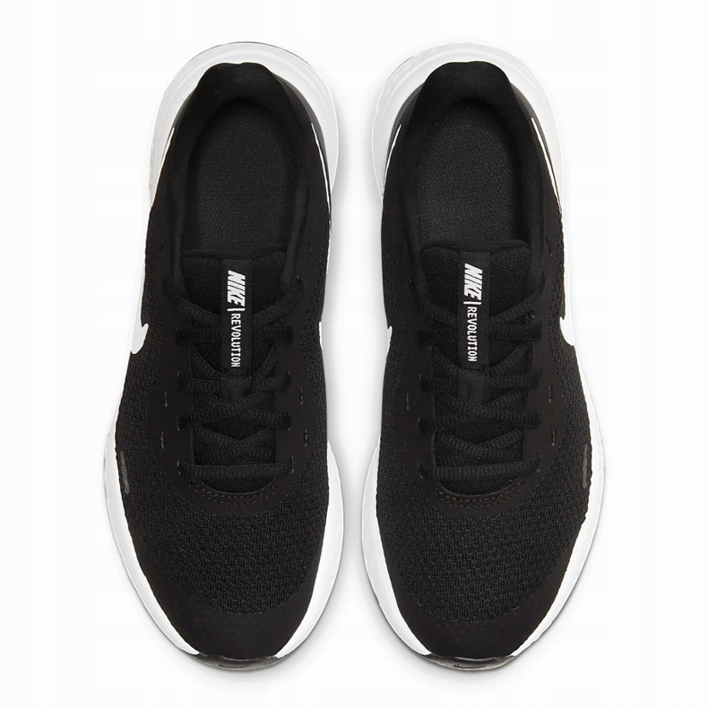 Tênis Nike Revolution 5 preto e branco BQ5671 003 1
