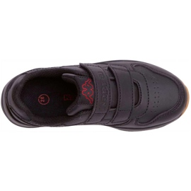 Sapatos infantis Kappa Base K pretos 260707K 1111 1