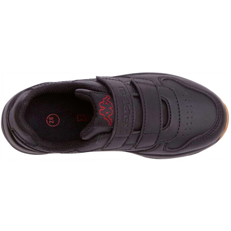 Sapatos infantis Kappa Base K pretos 260707K 1111 1