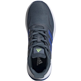 Sapatos infantis Adidas Runfalcon K cinza-azul FV9442 1