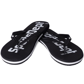 Chinelos masculinos 4F preto profundo H4L20 KLM006 20S 1