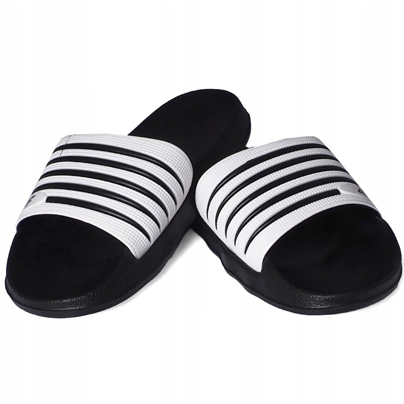 4F chinelos femininos negros H4L20 KLD001 21S branco preto 1
