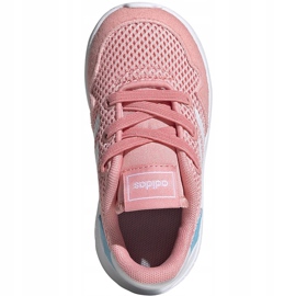 Calçados infantis Adidas Archivo K rosa EG3980 branco azul 1
