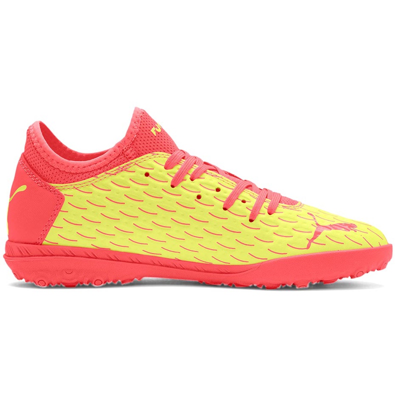 Puma Future 5.4 Osg Tt 105952 01 chuteiras para crianças vermelho amarelo vermelho 1