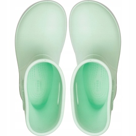 Botas de chuva Crocs para crianças Bota de chuva Crocband Kids verde 205827 3TO 1