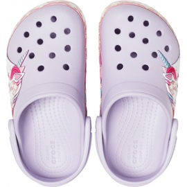 Crocs para crianças FunLab Unicorn Band Cg K roxo 206270 530 tolet 1