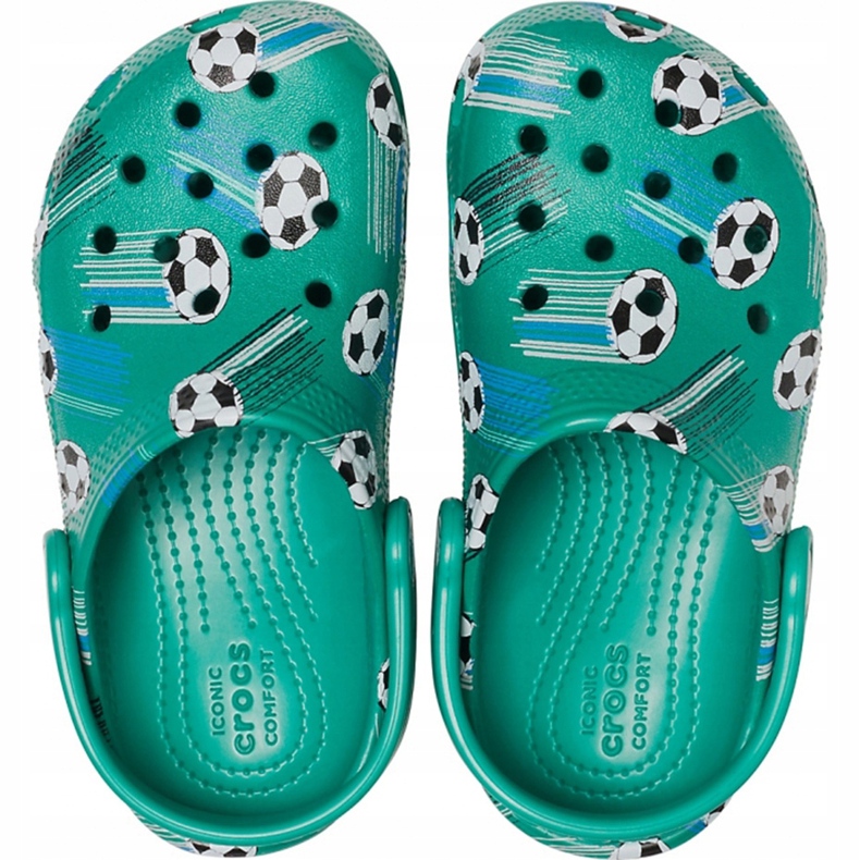 Crocs infantil Classic Sport Ball Clog Ps verde 206417 3TJ 1