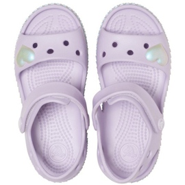 Sandálias infantis Crocs Sandália Imagination Crocband Ps roxo 206 145 530 1