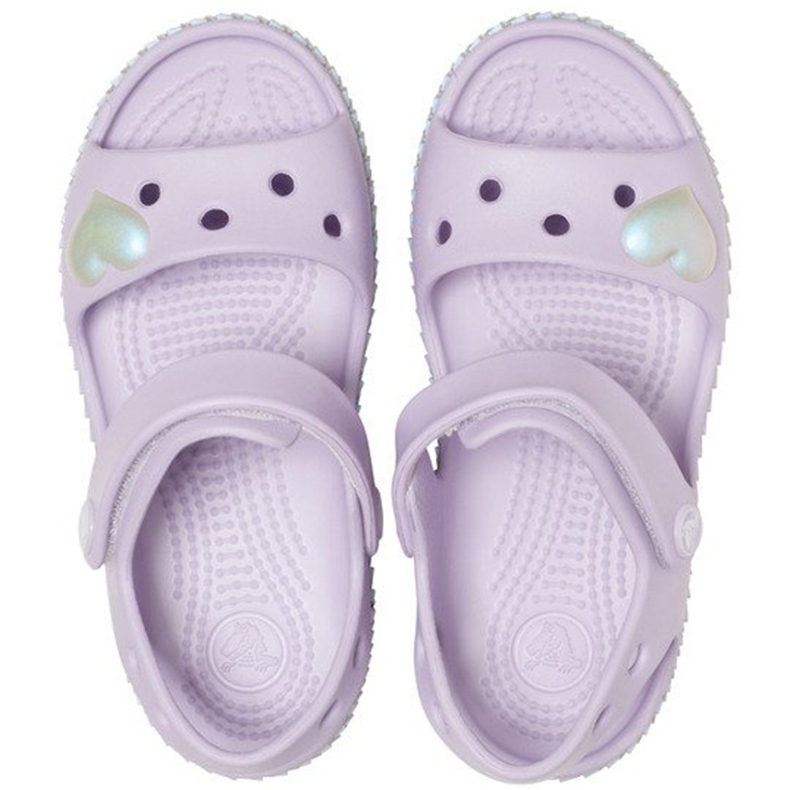 Sandálias infantis Crocs Sandália Imagination Crocband Ps roxo 206 145 530 1