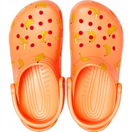 Crocs Kids Classic Vacay Vibes Clog Orange 206375 801 laranja 1