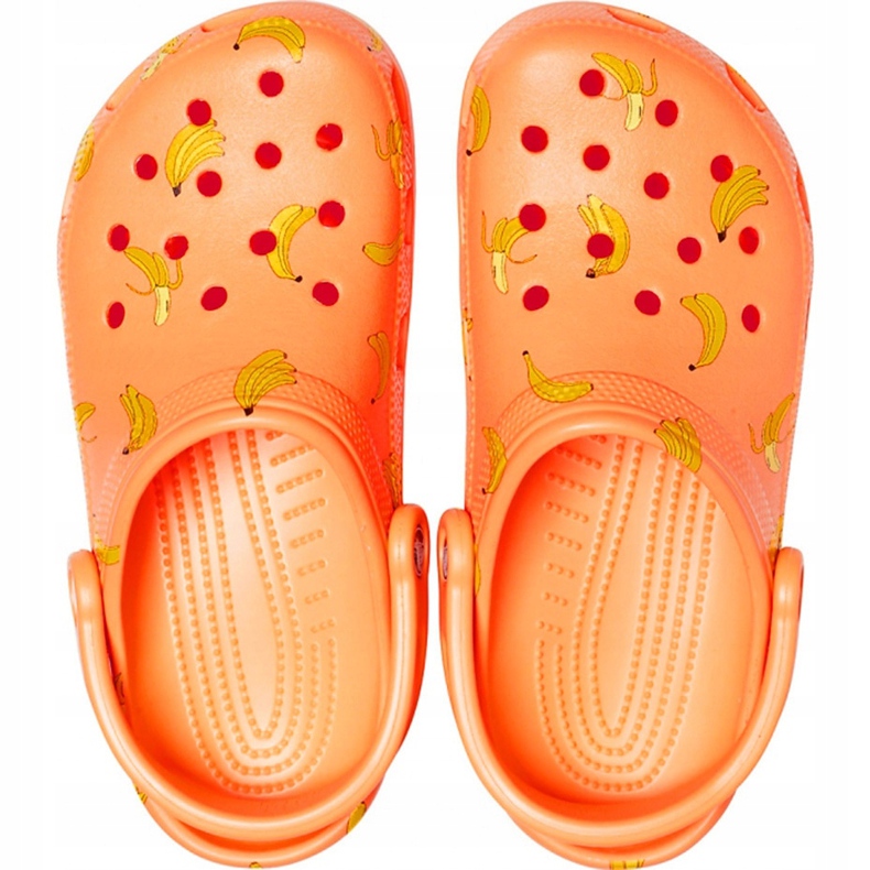 Crocs Kids Classic Vacay Vibes Clog Orange 206375 801 laranja 1