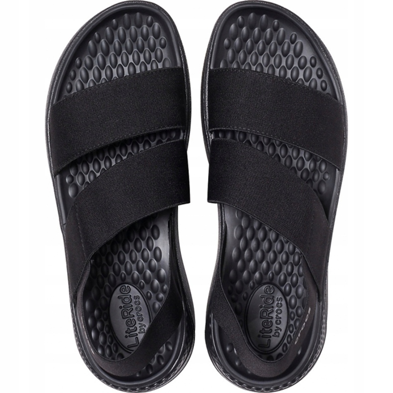 Sandália Stretch Crocs LiteRide W preta 206081 060 preto 1