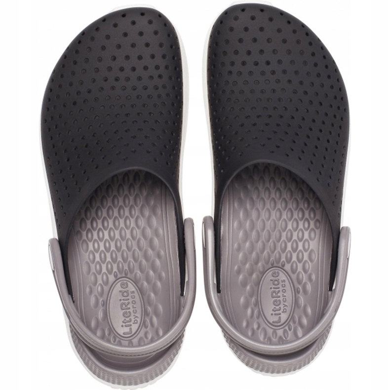 Crocs Kids LiteRide Clog Kids preto e branco 205 964 066 1