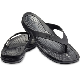 Crocs Swiftwater Flip W preto 204 974 060 1