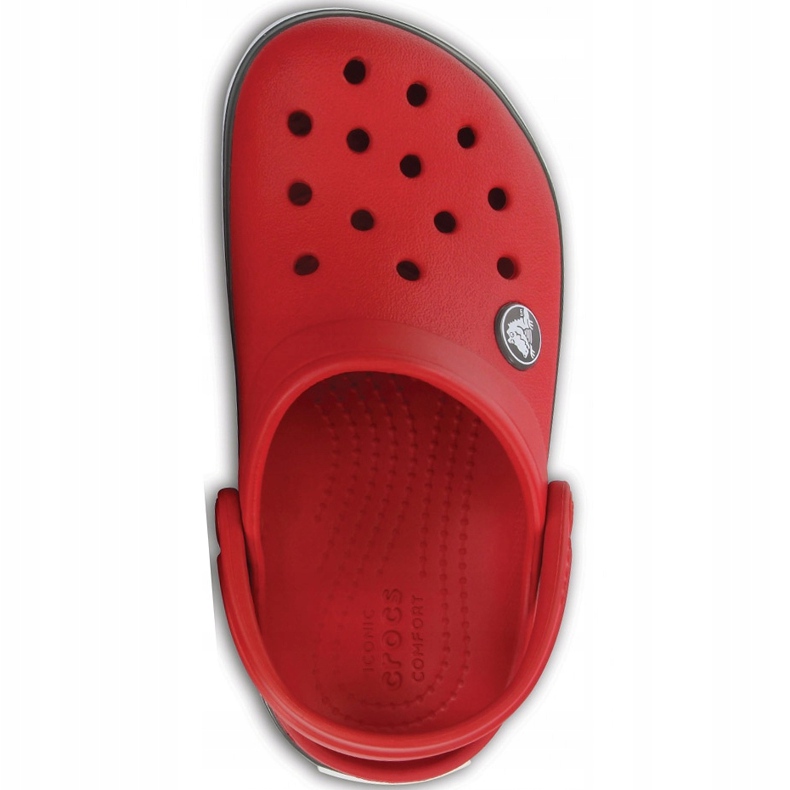 Crocs para crianças Crocband Clog K vermelho-cinza 204537 6IB 1
