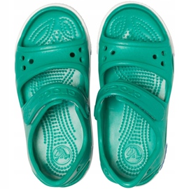 Sandálias Crocs para crianças Crocband Ii Sandal Ps Kids verde-azul 14854 3TV 1