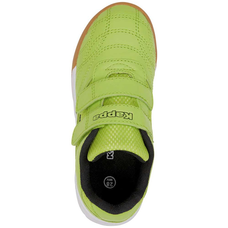 Sapatos infantis Kappa Kickoff K verde-preto 260509K 3011 1