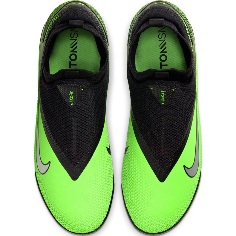 Chuteira Nike React Phantom Vsn 2 Pro Df Tf CD4174 036 multicolorido verde 1