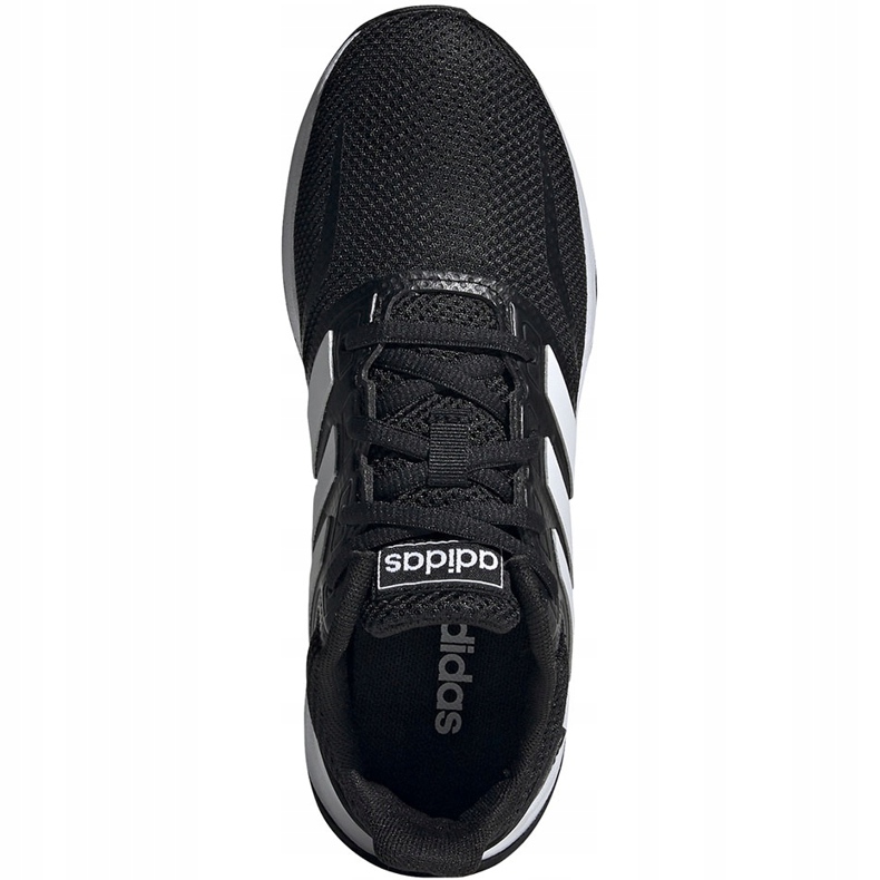 Sapatos infantis Adidas Runfalcon K preto e branco EG2545 1