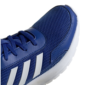 Sapatos infantis Adidas Tensaur Run K azul / branco EG4125 1