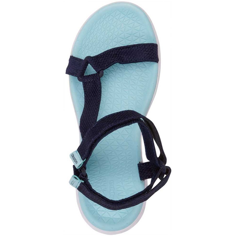 Sandálias femininas Kappa Mortara azul marinho-menta 242817 6737 multicolorido 1
