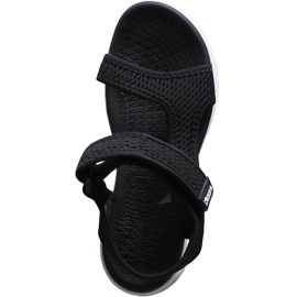 Sandálias femininas Kappa Vedity Ii preto e branco 242811 1110 1