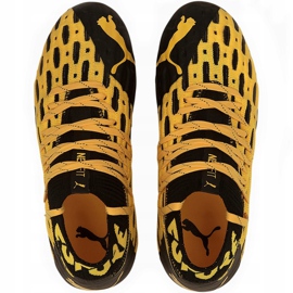 Puma Future 5.1 Netfit Fg Ag Junior 105805 02 chuteiras amarelo 1