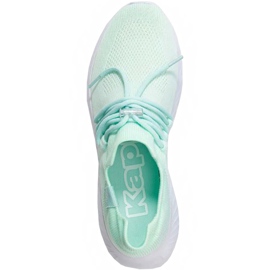 Sapatos femininos Kappa Zuc branco menta 242818 3710 verde 1