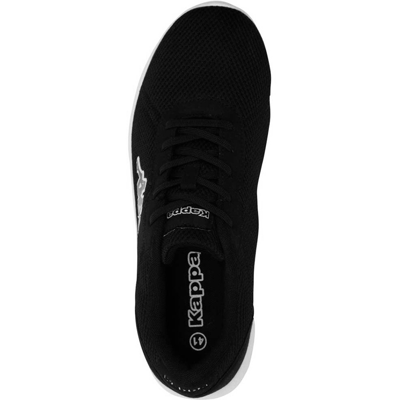 Sapatos masculinos negros Kappa Tunes 242195 1111 preto 1