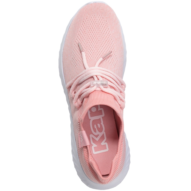 Sapatos femininos Kappa Zuc rosa e branco 242818 2110 1