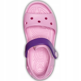Sandálias Crocs para crianças Sandália Crocband Kids rosa-roxo claro 12856 6AI 1