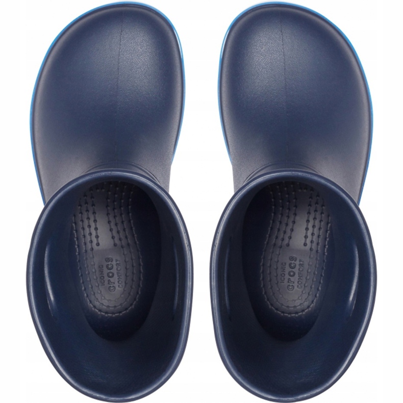 Botas de chuva Crocs para crianças Bota de chuva Crocband Kids azul marinho 205827 4KB 1